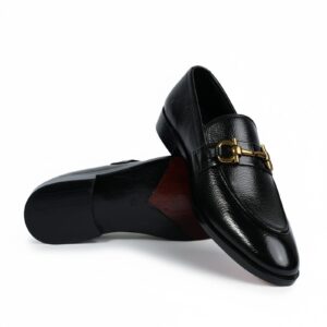 Durrani Heritage Classic Noir Horsebit Oxford Loafer