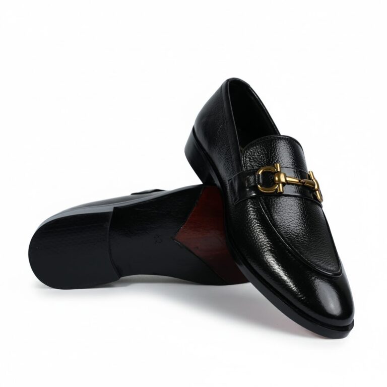 Durrani Heritage Classic Noir Horsebit Oxford Loafer