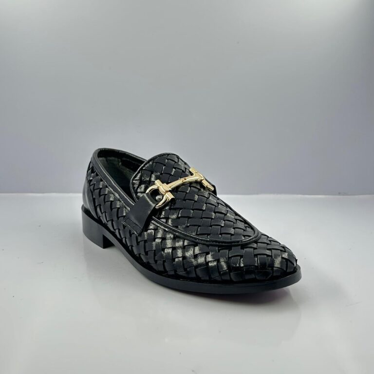Durrani Heritage Classic Noir Woven Loafer